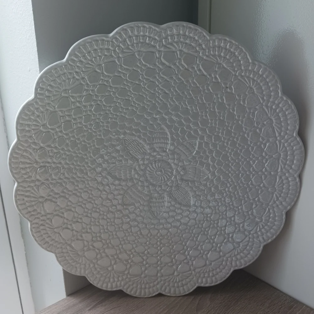 🌷 Bath & Bodyworks Large Ceramic Serving Plate / Platter - Picture 5 of 11